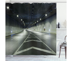 Interior Urban Tunnel Shower Curtain