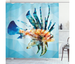 Ornamental Fish Style Shower Curtain
