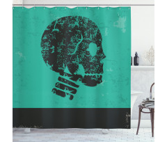 Abstract Human Skeleton Shower Curtain