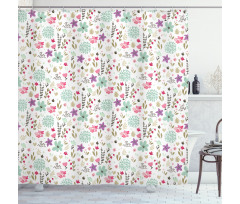 Country Nature Leaf Shower Curtain