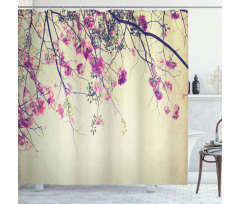 Sakura Cherry Blooms Shower Curtain