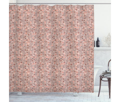 Spring Petals Blossoms Shower Curtain