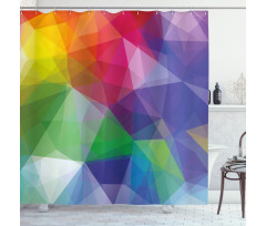 Fractal Hazy Quirky Shower Curtain