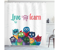 Toy Like Owls Kid Style Shower Curtain