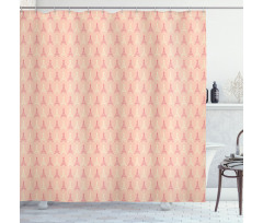 Eiffel Tower Pattern Shower Curtain