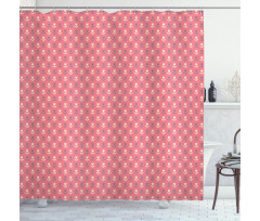 Romantic Tulip Flowers Shower Curtain