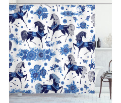 Middle Ages Drawings Shower Curtain