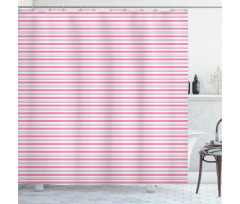 Modern Striped Art Shower Curtain