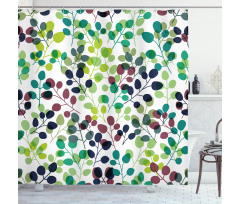 Seasons with Nature Shower Curtain