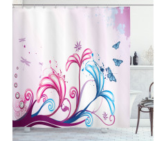 Spring Style Design Shower Curtain