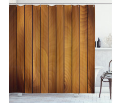 Wooden Plank Aged Timber Shower Curtain