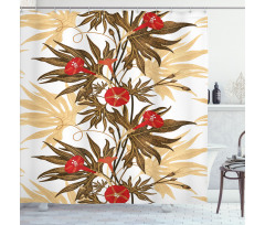 Exotic Climbing Ivy Shower Curtain