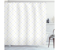 Small Pastel Polka Dots Shower Curtain