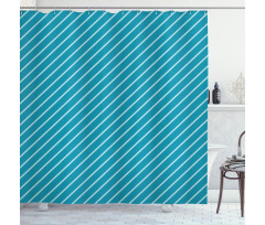 Striped Cruise Colors Shower Curtain