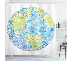 Climate Change Shower Curtain
