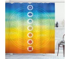 Power Universe Harmony Shower Curtain