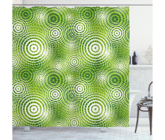Circular Rounded Eco Shower Curtain