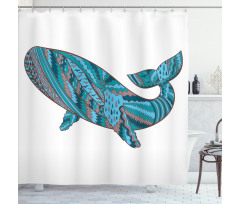 Humpback Whale Sea Shower Curtain