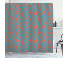 Vintage 50s Inspired Shower Curtain