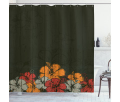 Hawaiian Romantic Shower Curtain