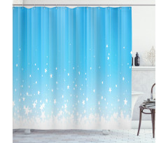 Star Vibrant Celestial Shower Curtain