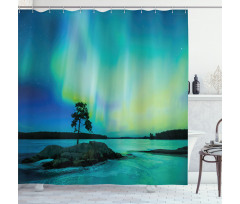 Rocky Stone River Shower Curtain