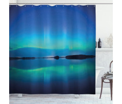 Sky Scenery Lake Shower Curtain
