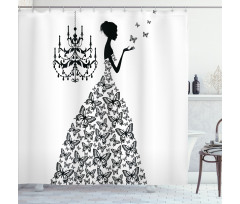 Love Country Wedding Shower Curtain
