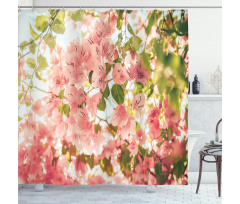 Sunny Summer Blossoms Shower Curtain