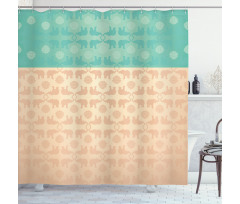Abstract Swirls Shower Curtain