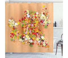 Summer Sale Banner Art Shower Curtain