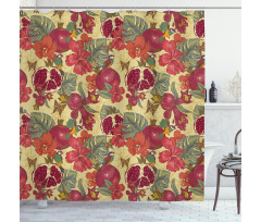 Exotic Wild Tropic Birds Shower Curtain