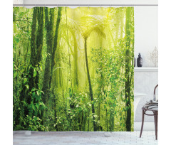 Tropical Amazon Forest Shower Curtain