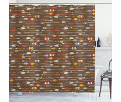 Eastern Style Shower Curtain