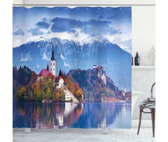 Bled Slovenia Lake Shower Curtain