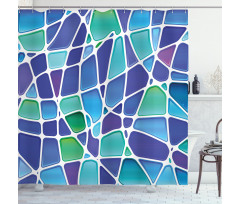 Mosaic Trippy Vivid Shower Curtain