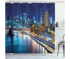 View of New York City Shower Curtain