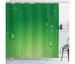 Abstract Art Water Drops Shower Curtain