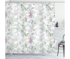 Vintage Seamless Pattern Shower Curtain