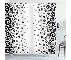 Abstract Ornamental Shower Curtain