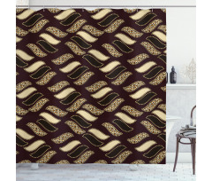 Cheetah Skin Pattern Safari Shower Curtain