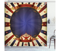 Circus Poster Image Shower Curtain