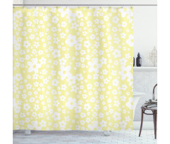 Spring Daisy Blossoms Shower Curtain