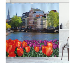 Holland Amsterdam Wiev Shower Curtain