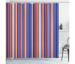 Gradient Color Stripes Shower Curtain