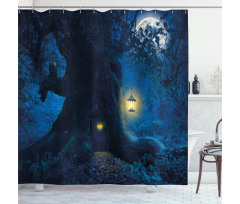 Night Tree Home Shower Curtain