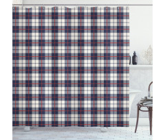 Square Geometric Shape Shower Curtain