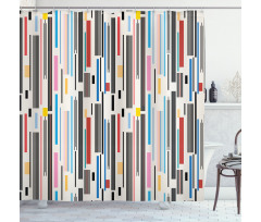 Various Color Stripes Shower Curtain