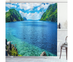 Scenic View of Palawan Shower Curtain