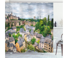 Old Town Luxembourg Shower Curtain